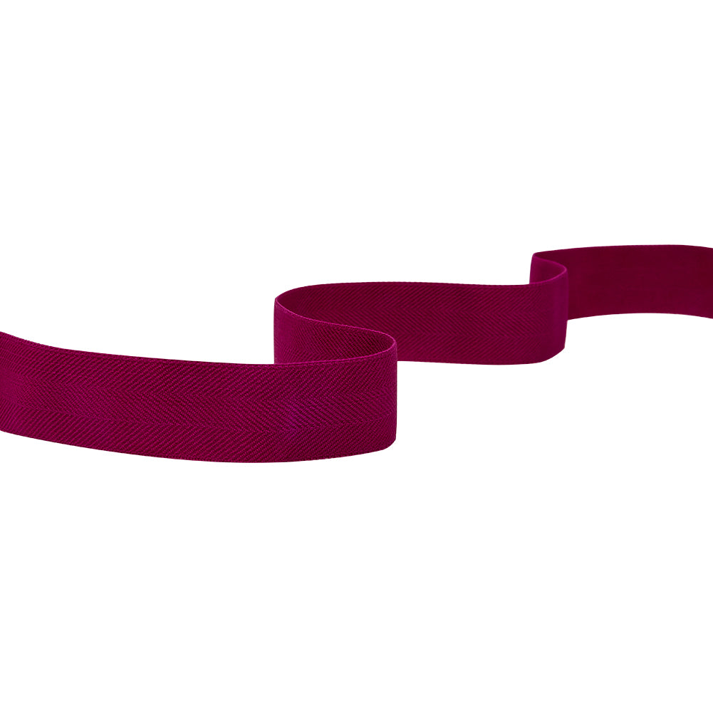 Italian Magenta Stretch Twill Tape - 1