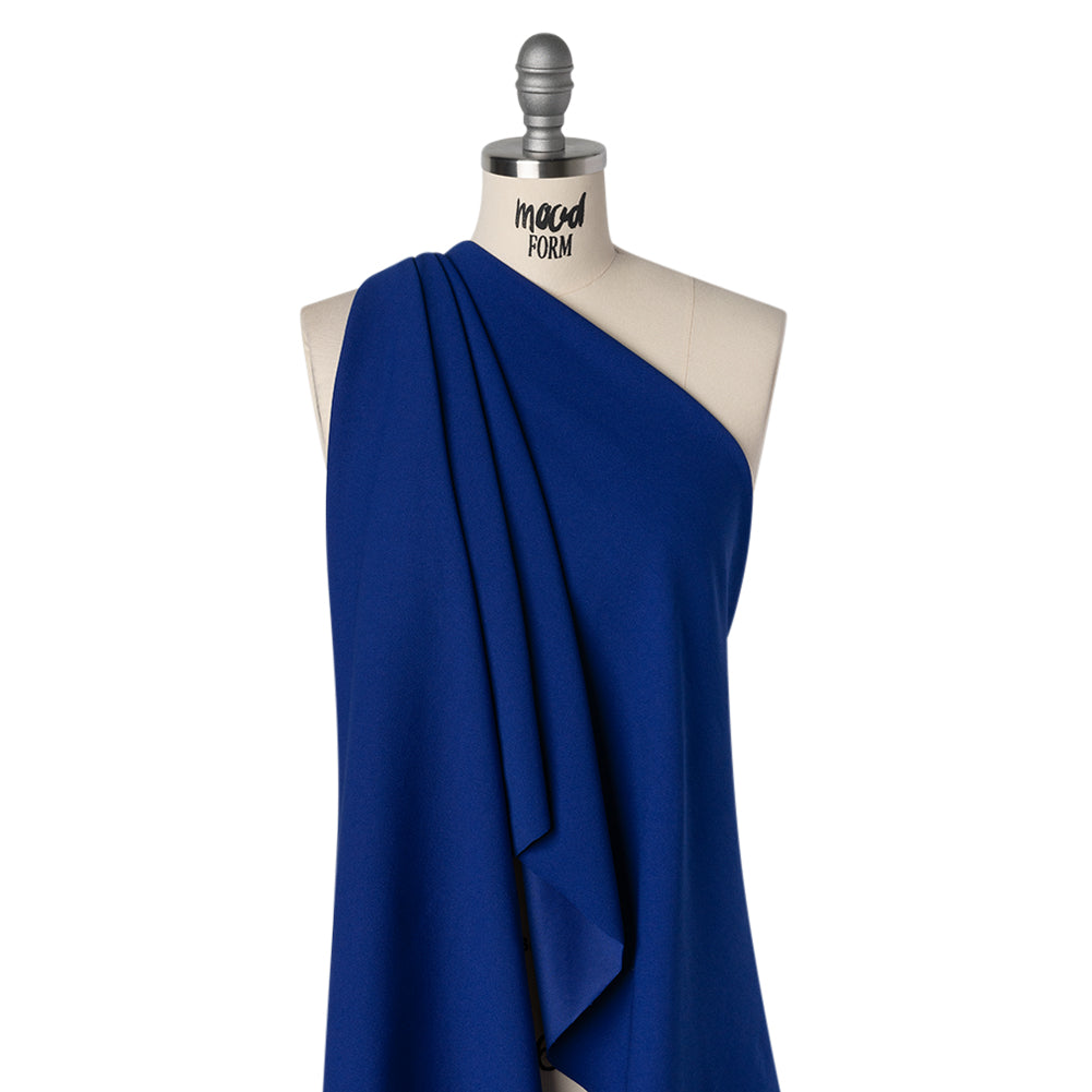 Stretch Polyester Crepe Double Knit - Galaxy Blue - Designer Deadstock - Joann Fabrics