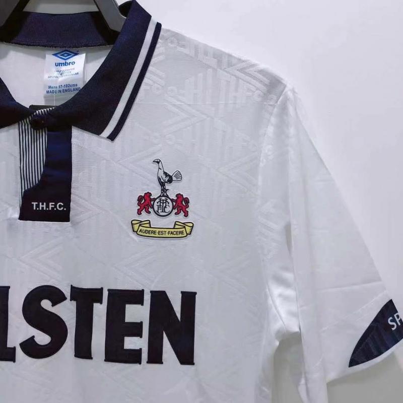 1991/1993 Retro Tottenham Hotspur Home Football Shirt 1:1 Thai Quality