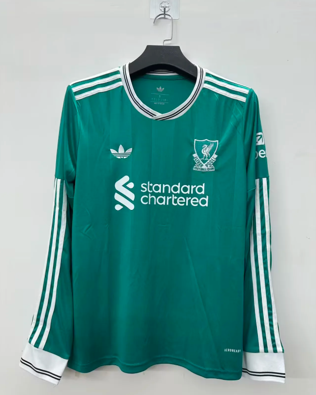 2025/2026 Long Sleeve Liverpool Third Away Football Jersey 1:1 Thai Quality