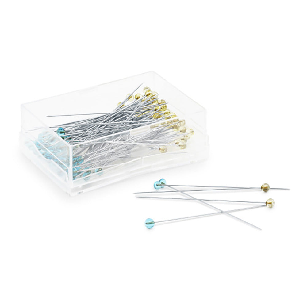 Dritz Crystal Glass Head Pins - 1.875