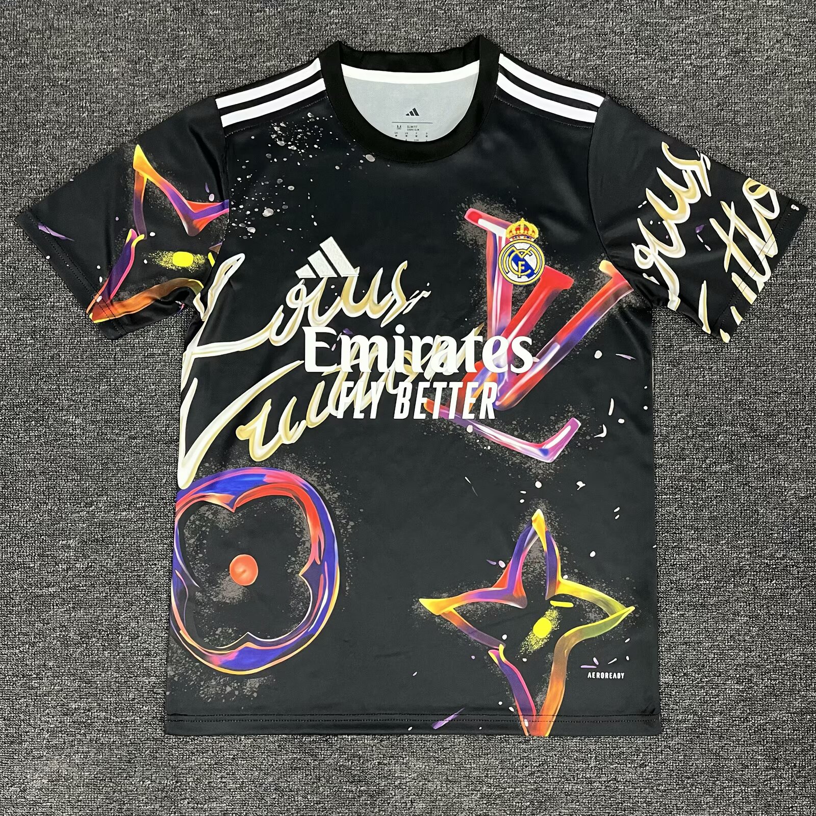 2025/2026 Real Madrid Special Edition Black and red Football Jersey 1:1 Thai Quality