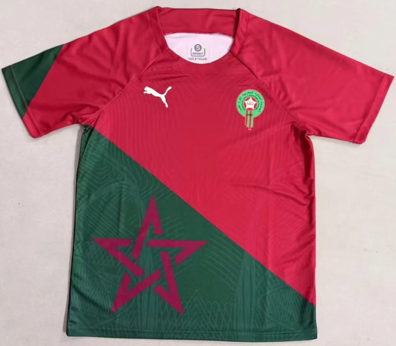 2025/2026 Morocco National Special Edition Red and green Football Jersey 1:1 Thai Quality