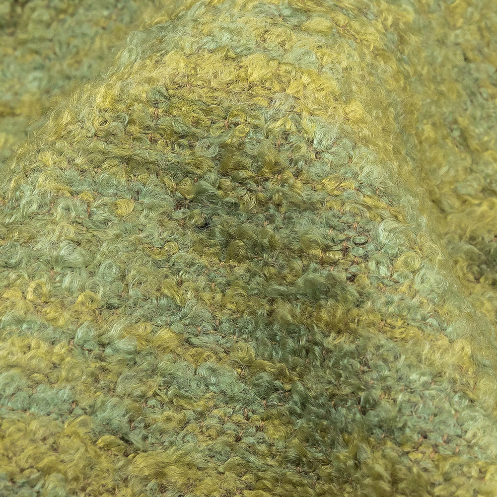 Willow Striated Acrylic and Cotton Boucle with Tan Woven Backing - Joann Fabrics