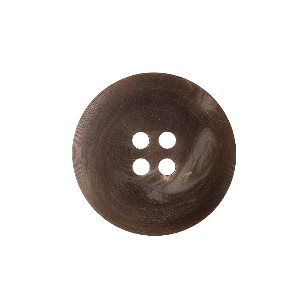 Caramel and Warm Gray Swirl 4-Hole Plastic Button with Pronounced Rim - 36L/23mm - Joann Fabrics