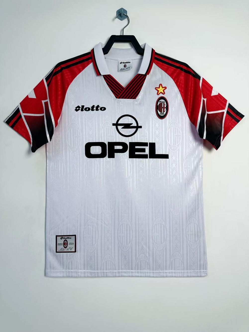 1997/1998 Retro AC Milan Special Edition White Football Shirt 1:1 Thai Quality