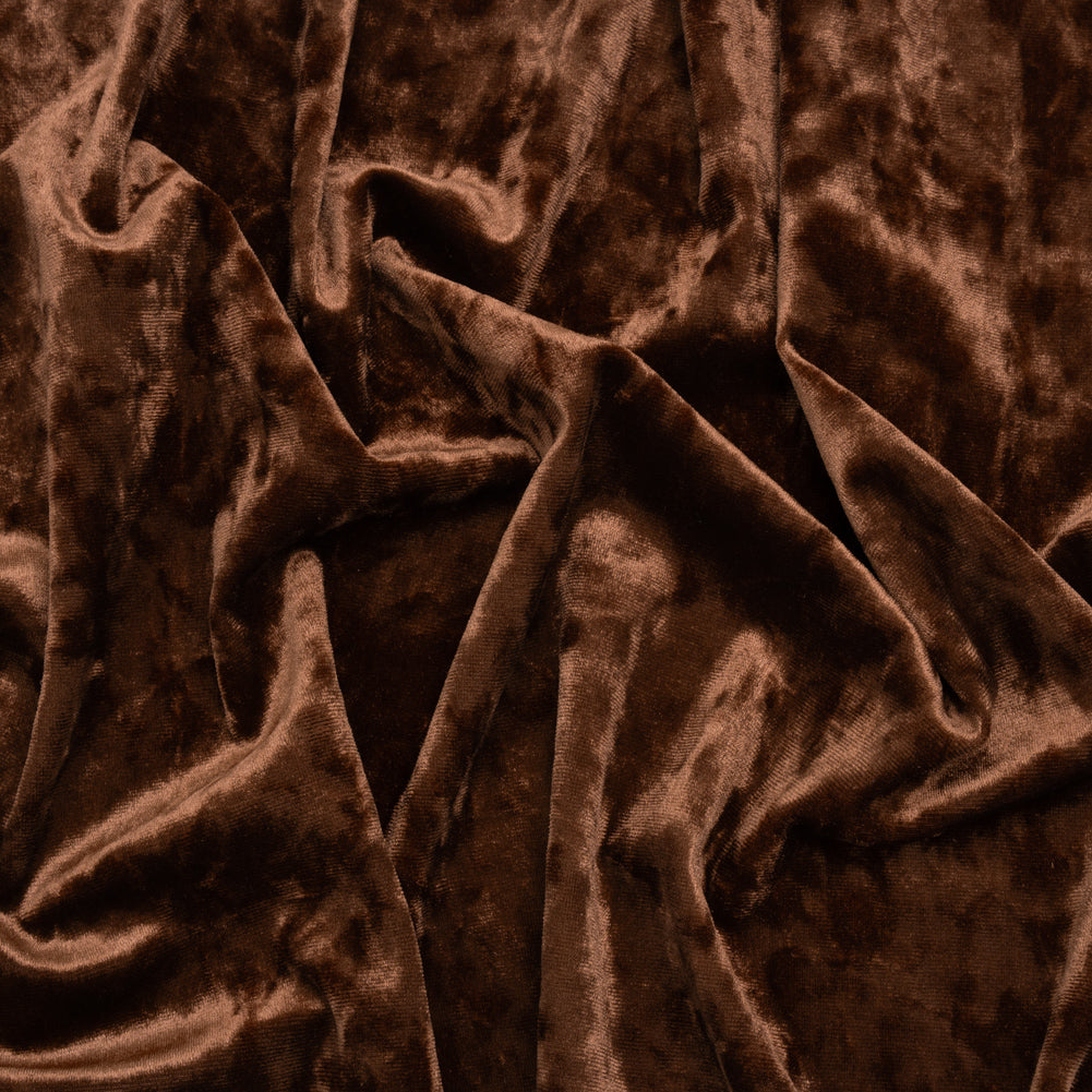 Crushed Velour - Adobe Brown - Auguste Collection - Joann Fabrics