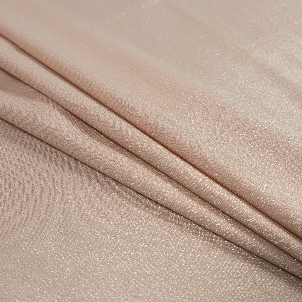Brittani Metallic Gold and Peach Stretch Two-Tone Satin - Joann Fabrics