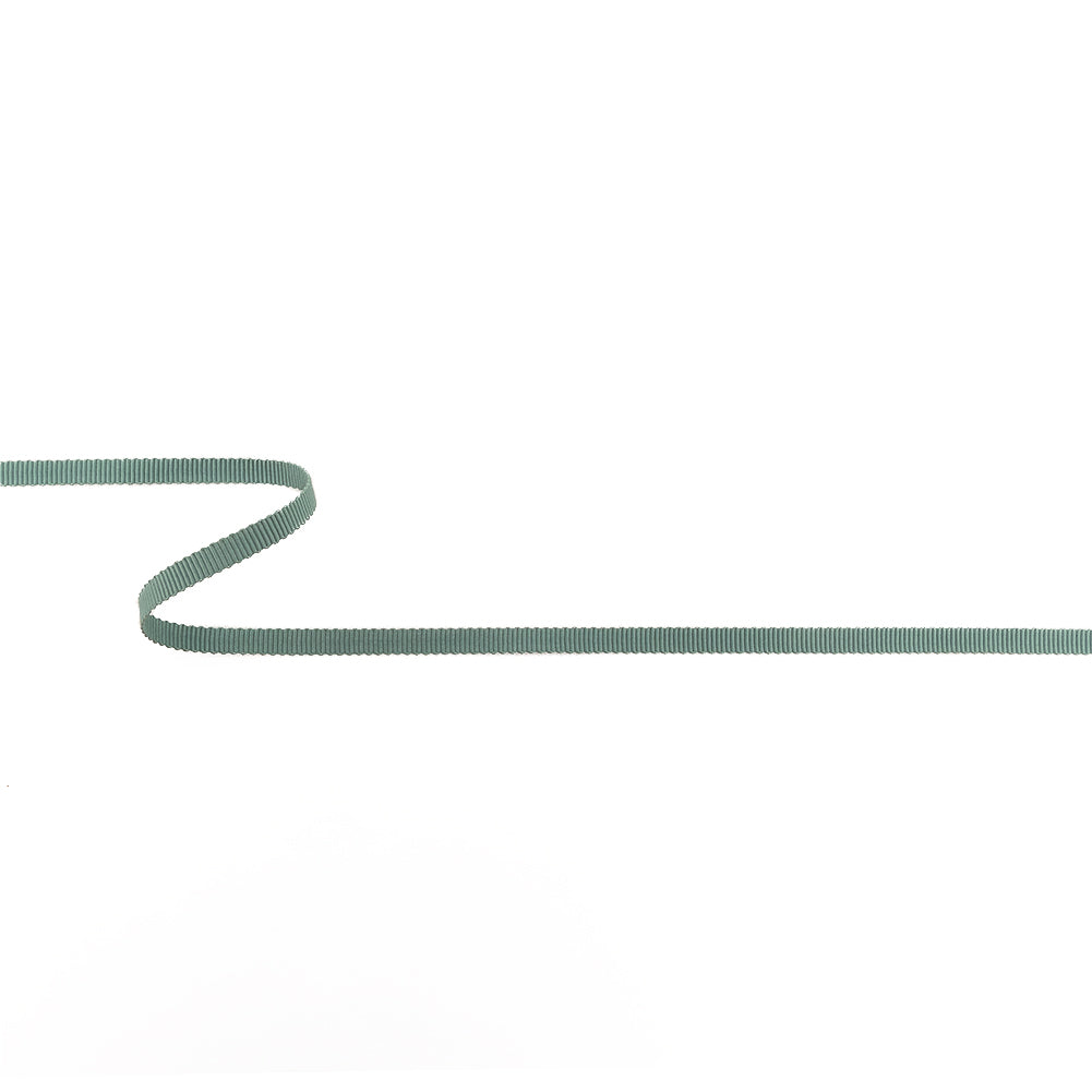 Sage Petersham Grosgrain Ribbon - 0.25