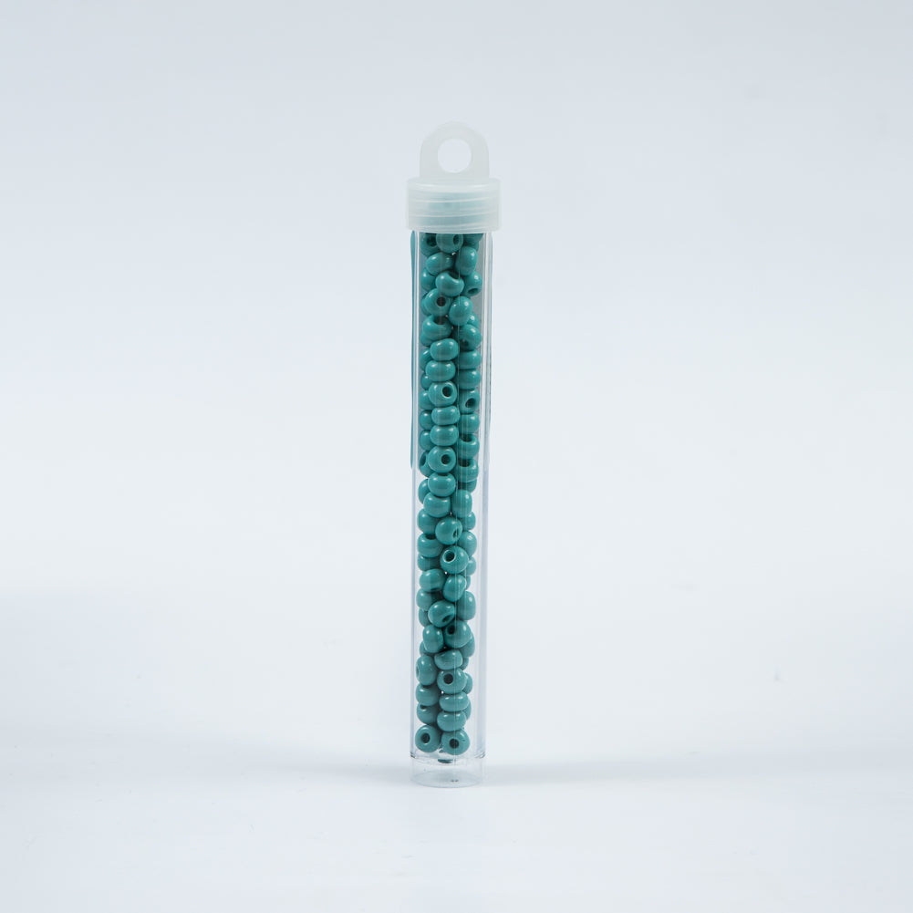 Turquoise Opaque Czech Seed Beads - Size 2 - Joann Fabrics