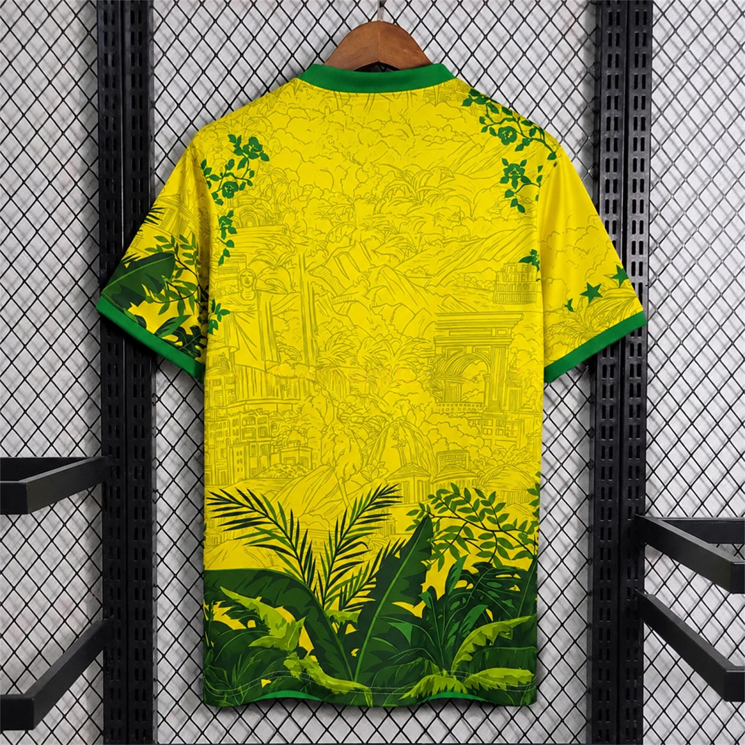 Brazil 2026 Parrot Yellow Special Jersey - Fans Version - UnitedFutballJersey