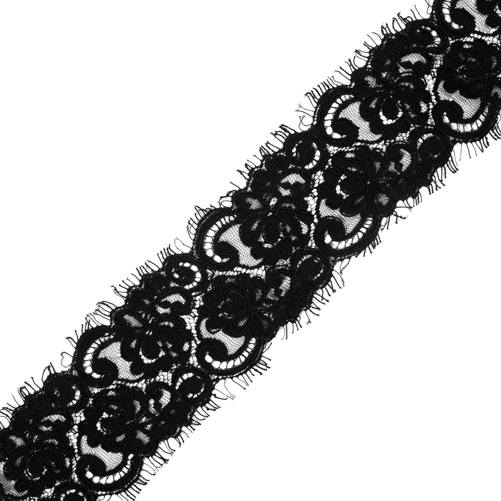 Black Corded LaceTrimming - 3