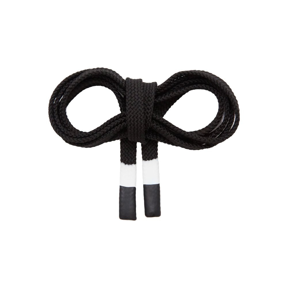 Italian Black Drawstring with White Accents - 49