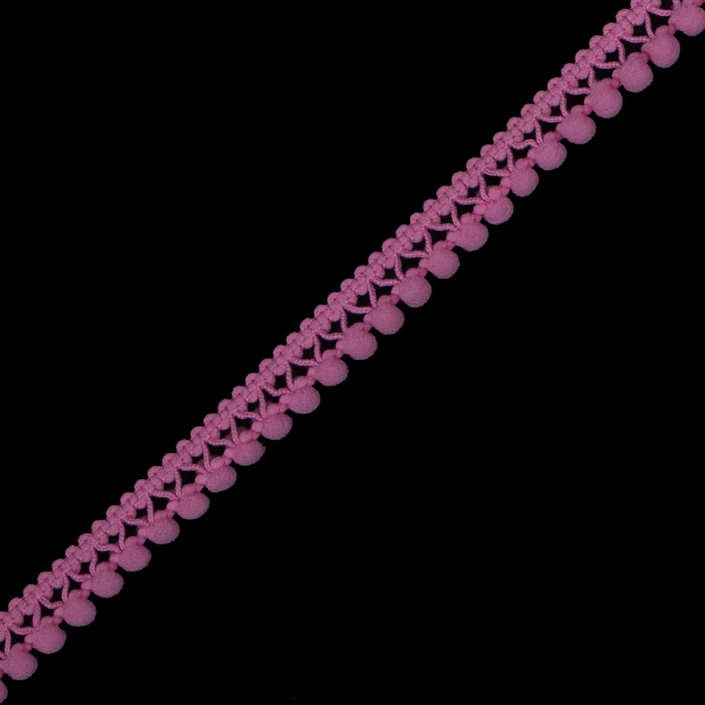 European Pink Single Row Mini Pom Pom Trim - Joann Fabrics