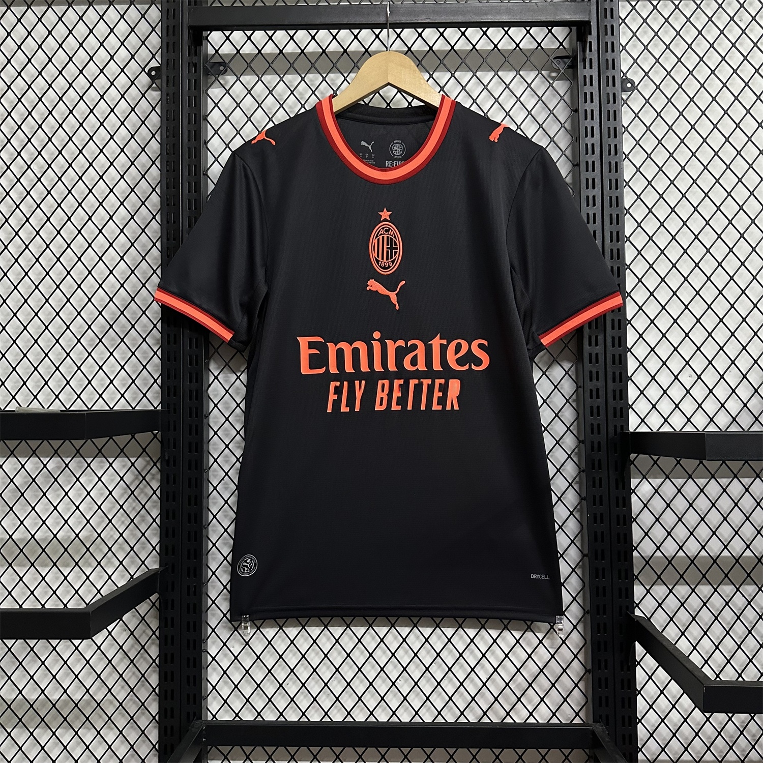 AC Milan 26-27 Third Black Jersey - Fans Version - UnitedFutballJersey