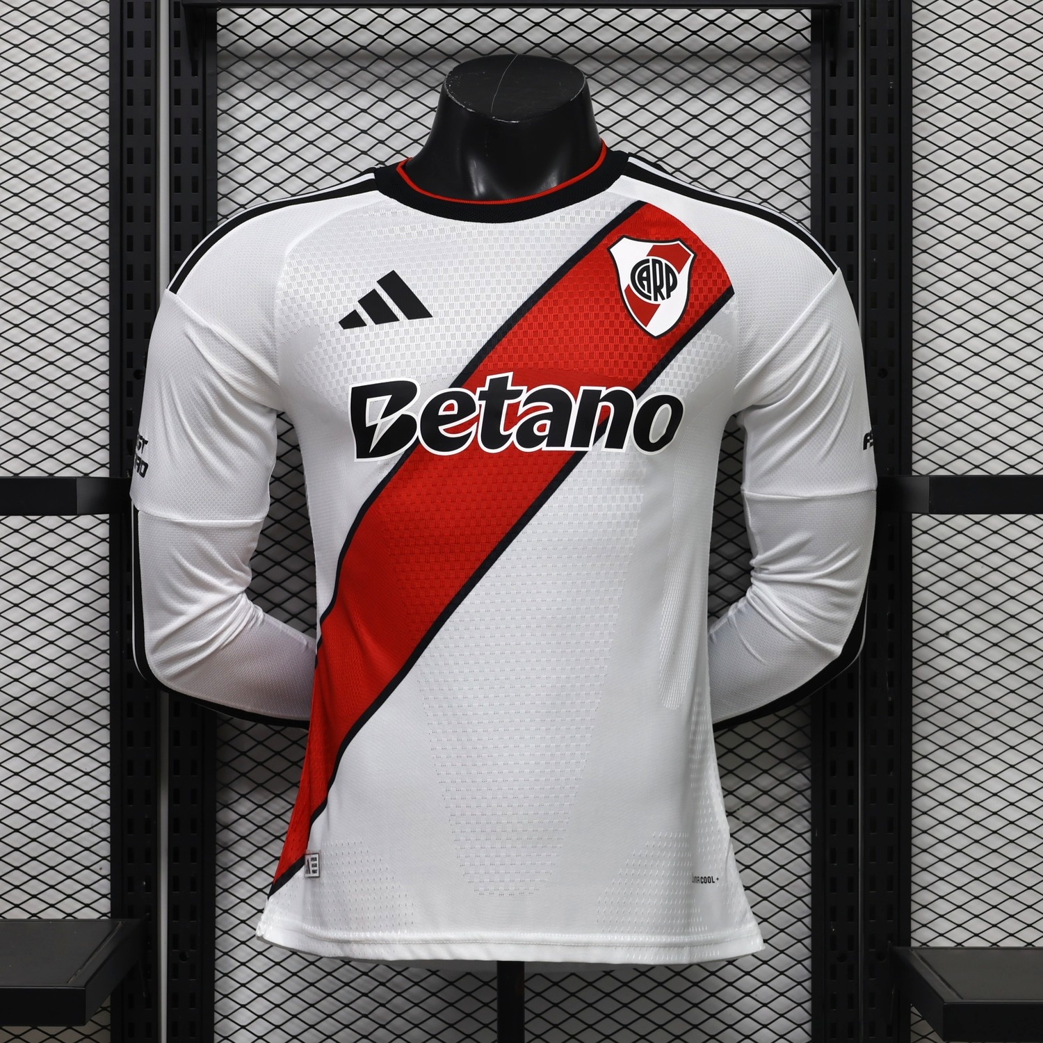 River Plate 26-27 Home Long Sleeves Jersey - Player Version - UnitedFutballJersey