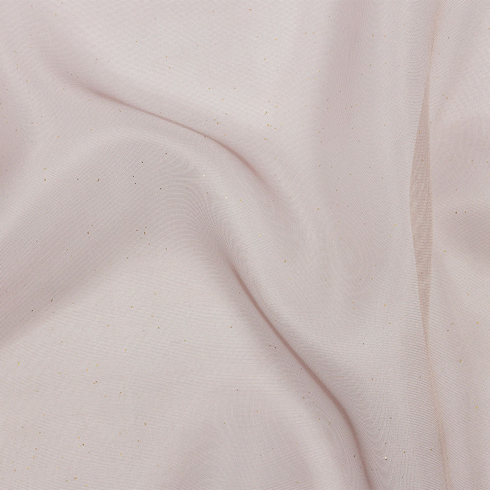Polyester Mesh Organza with Gold Glitter - Stone - Starlight Collection - Joann Fabrics