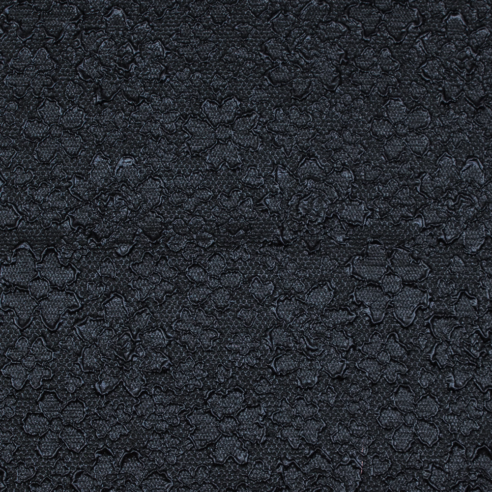 Midnight Blue Luxury Floral Metallic Brocade - Joann Fabrics