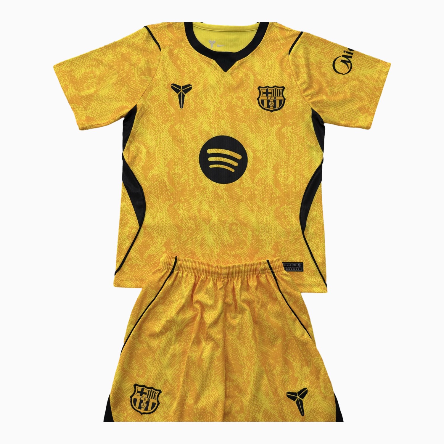 Barcelona 26-27 Yellow Goalkeeper Men's Adult Jersey Set - Fans Version - UnitedFutballJersey