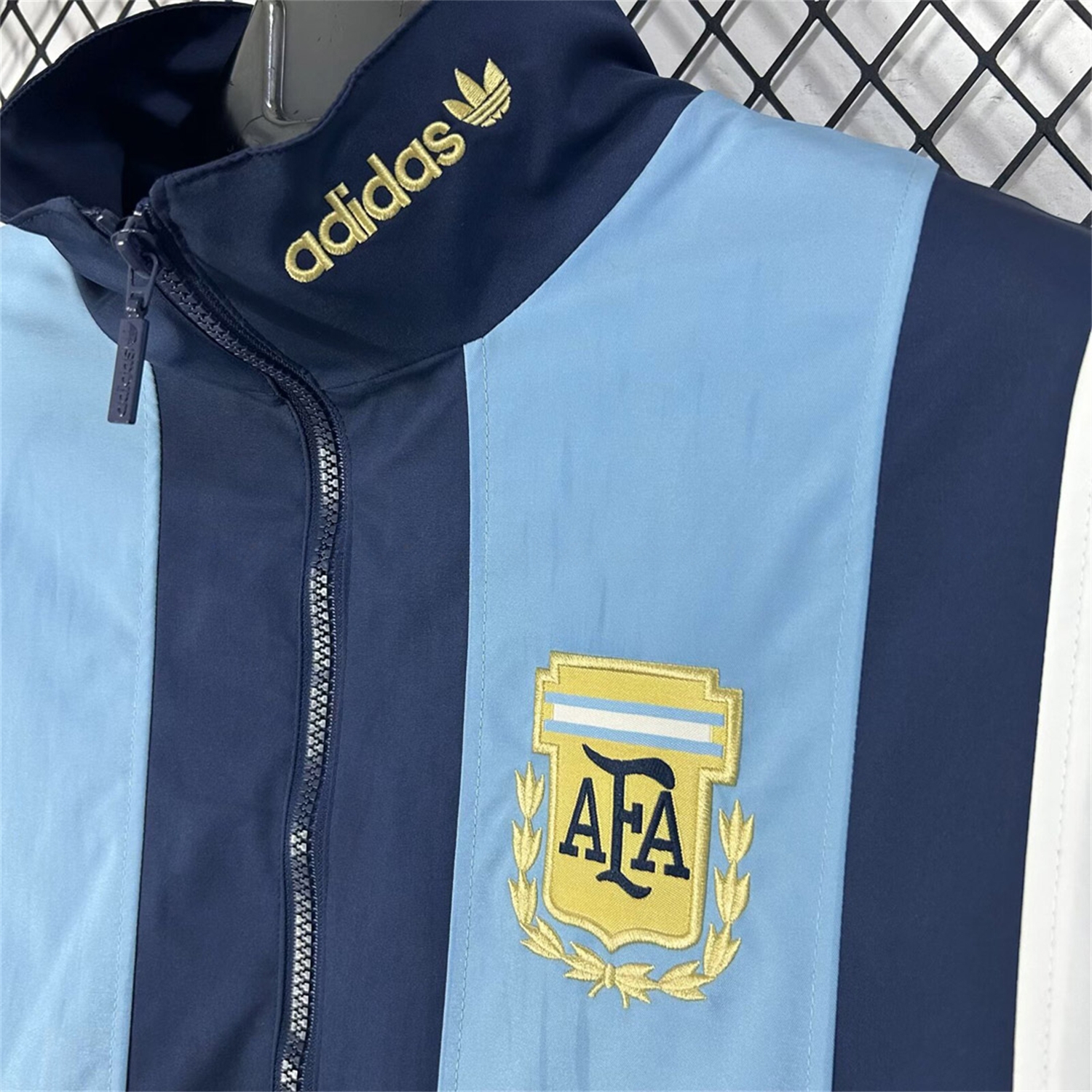 Argentina 2026 EQT Windbreaker Jackety - Blue - UnitedFutballJersey