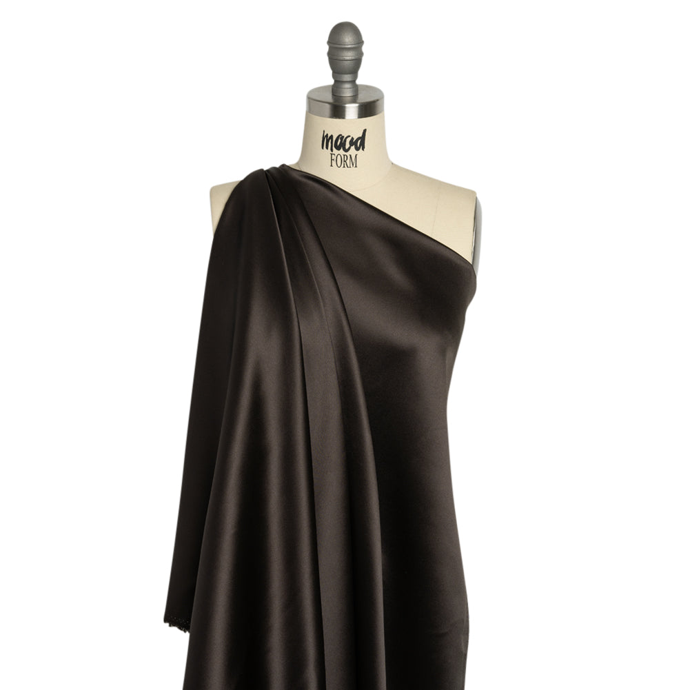 Silk Crepe Back Satin - Deep Charcoal - Premium Collection - Joann Fabrics