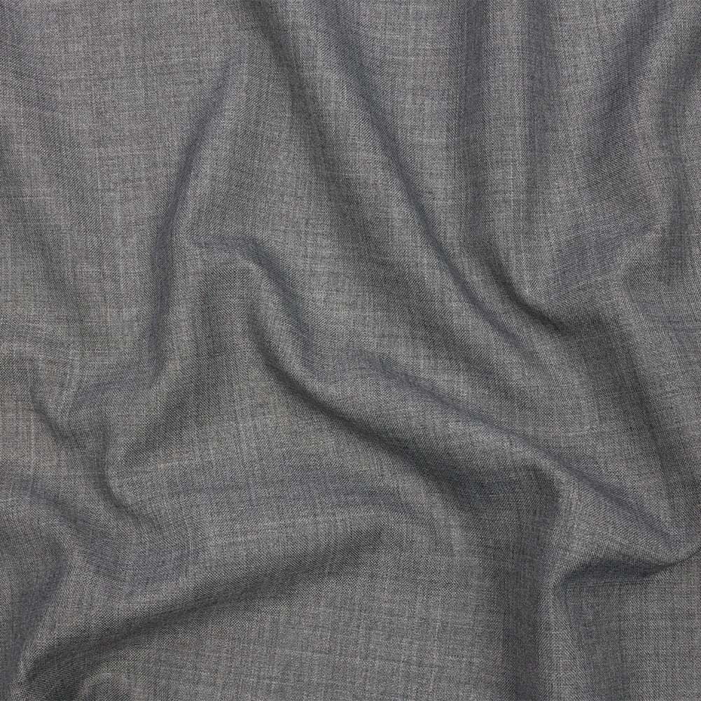 Heathered Gray Tropical Wool Blend Suiting - Joann Fabrics