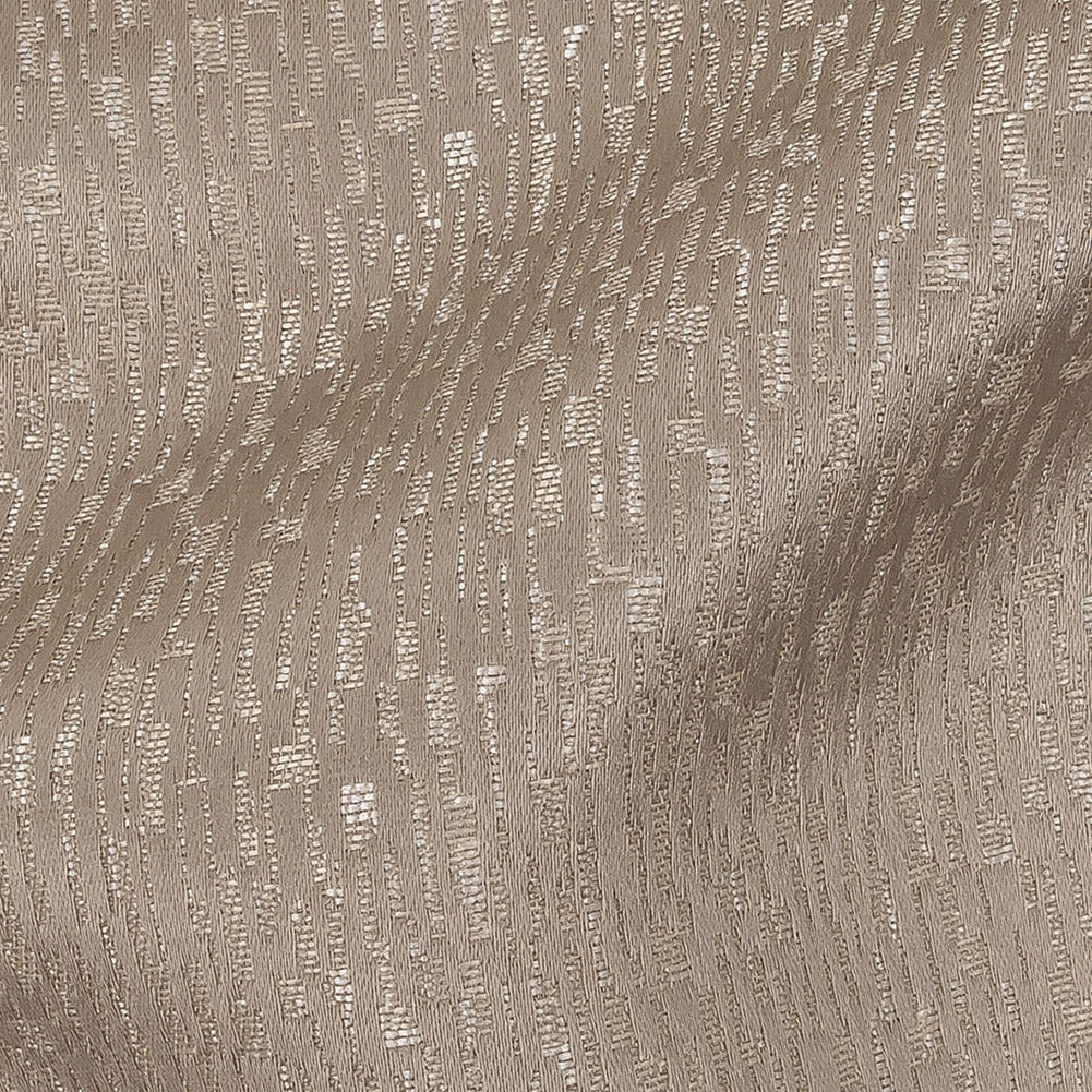 Polyester Jacquard - Taupe Raindrop Streaks - British Imported - Joann Fabrics