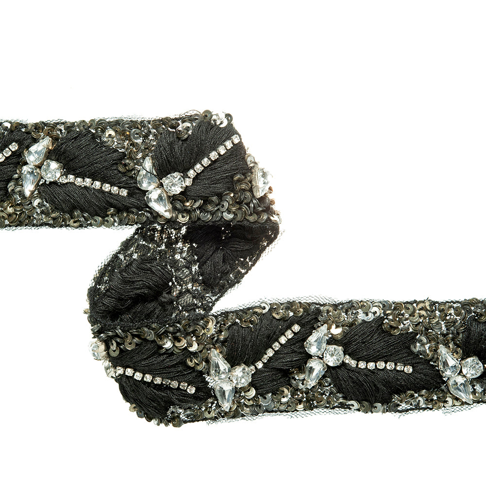 Black/White Fancy Beaded Trim - Joann Fabrics
