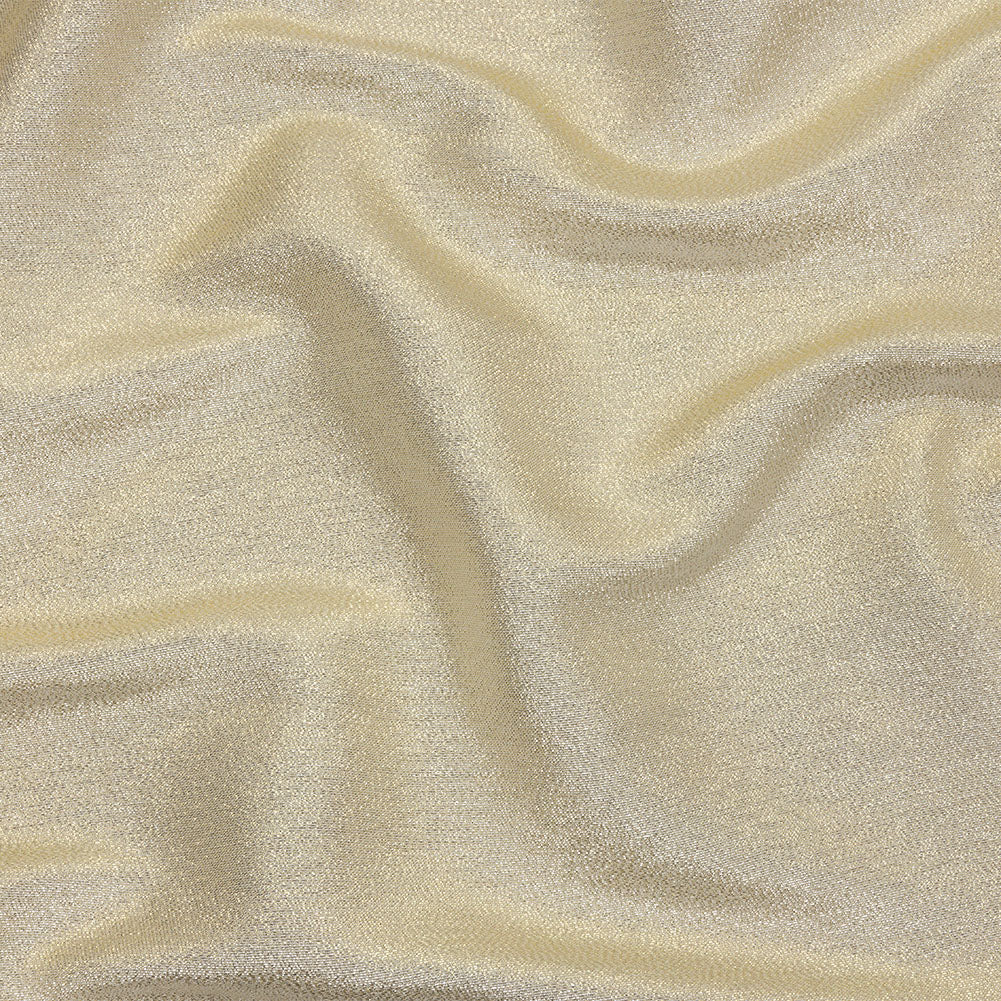 Metallic Polyester Lame - White and Gold - Glimmer Collection - Joann Fabrics