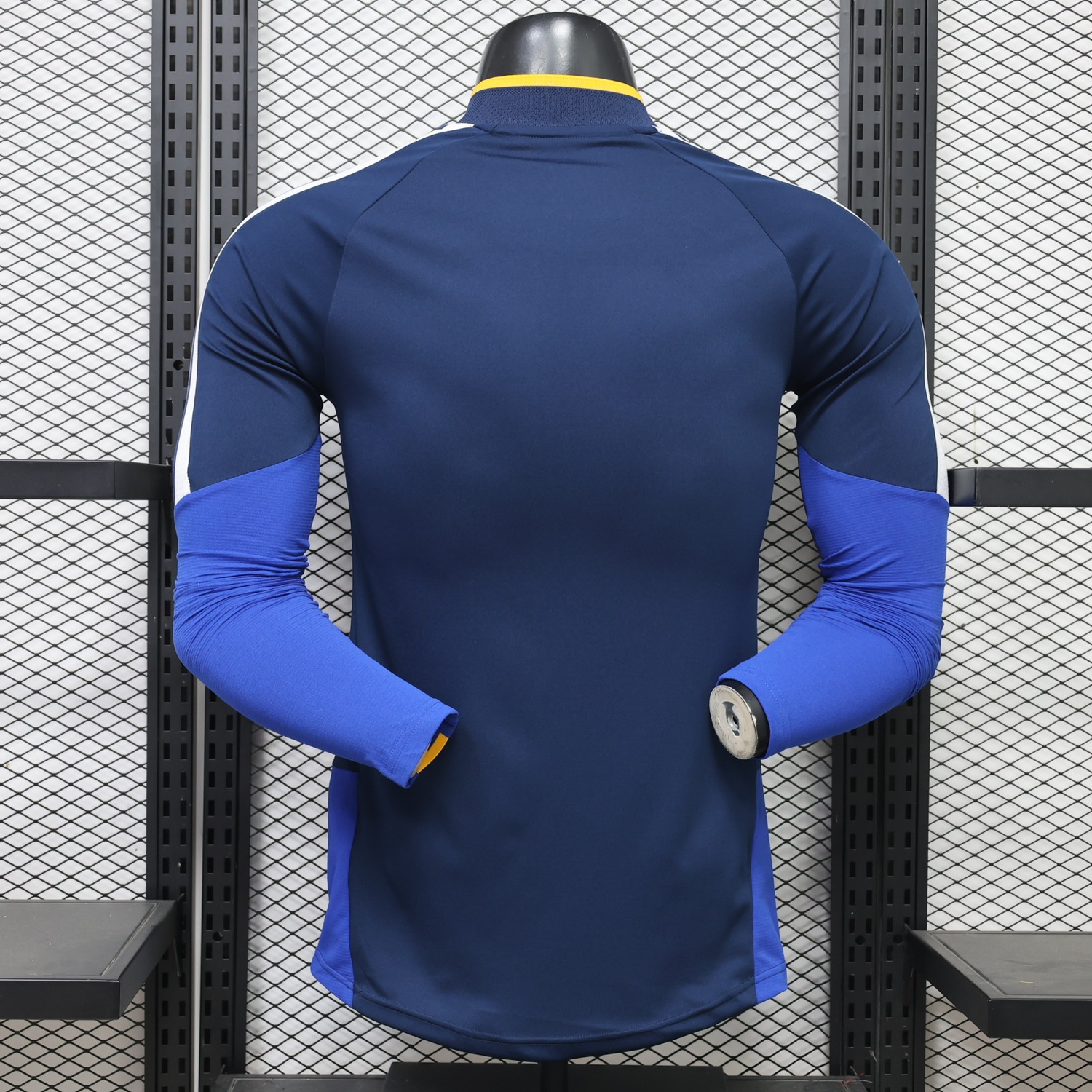 Boca Juniors 26-27 Navy Blue Long Sleeves Training Jersey - Player Version - UnitedFutballJersey