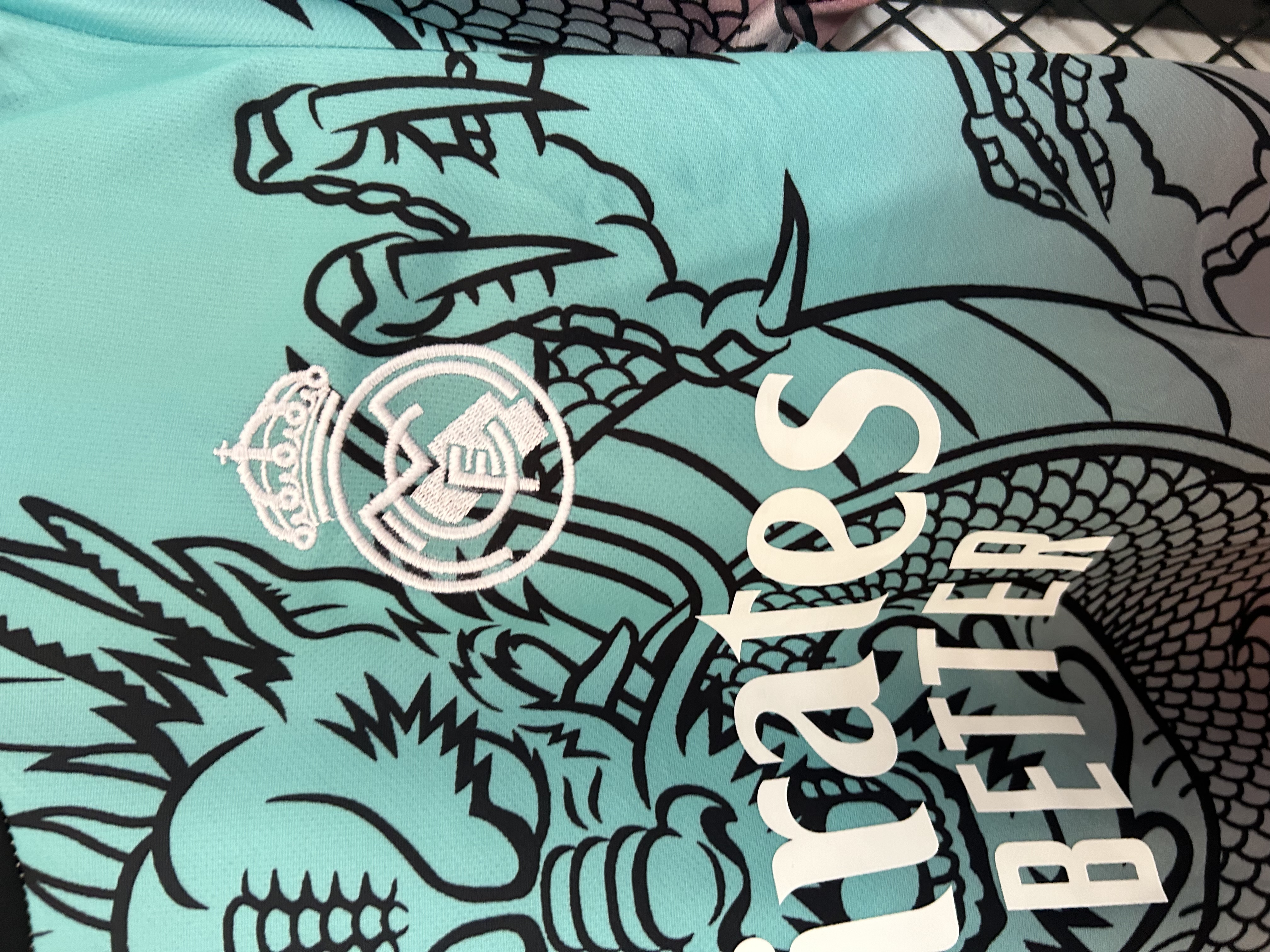 2025/2026 Real Madrid Dragon Ink Green Red Special Edition Football Jersey 1:1 Thai Quality