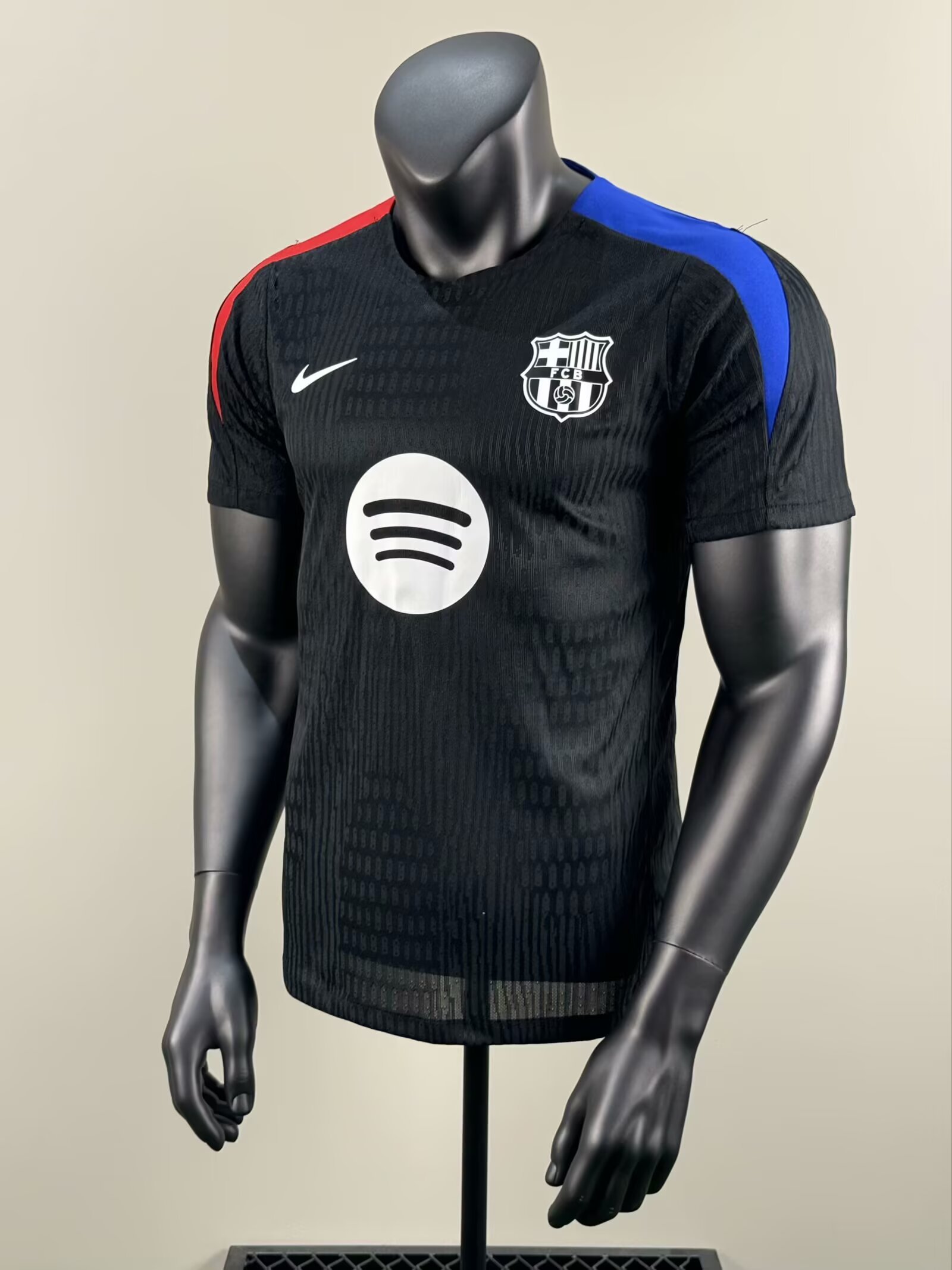 2025/2026 Player Version BarcelonaTraining clothes Black Football Jersey 1:1 Thai quality