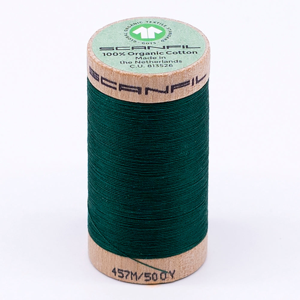 SCANFIL® 50wt Organic Pima Cotton Thread 500 yds - 4863 Galapagos Green - Joann Fabrics