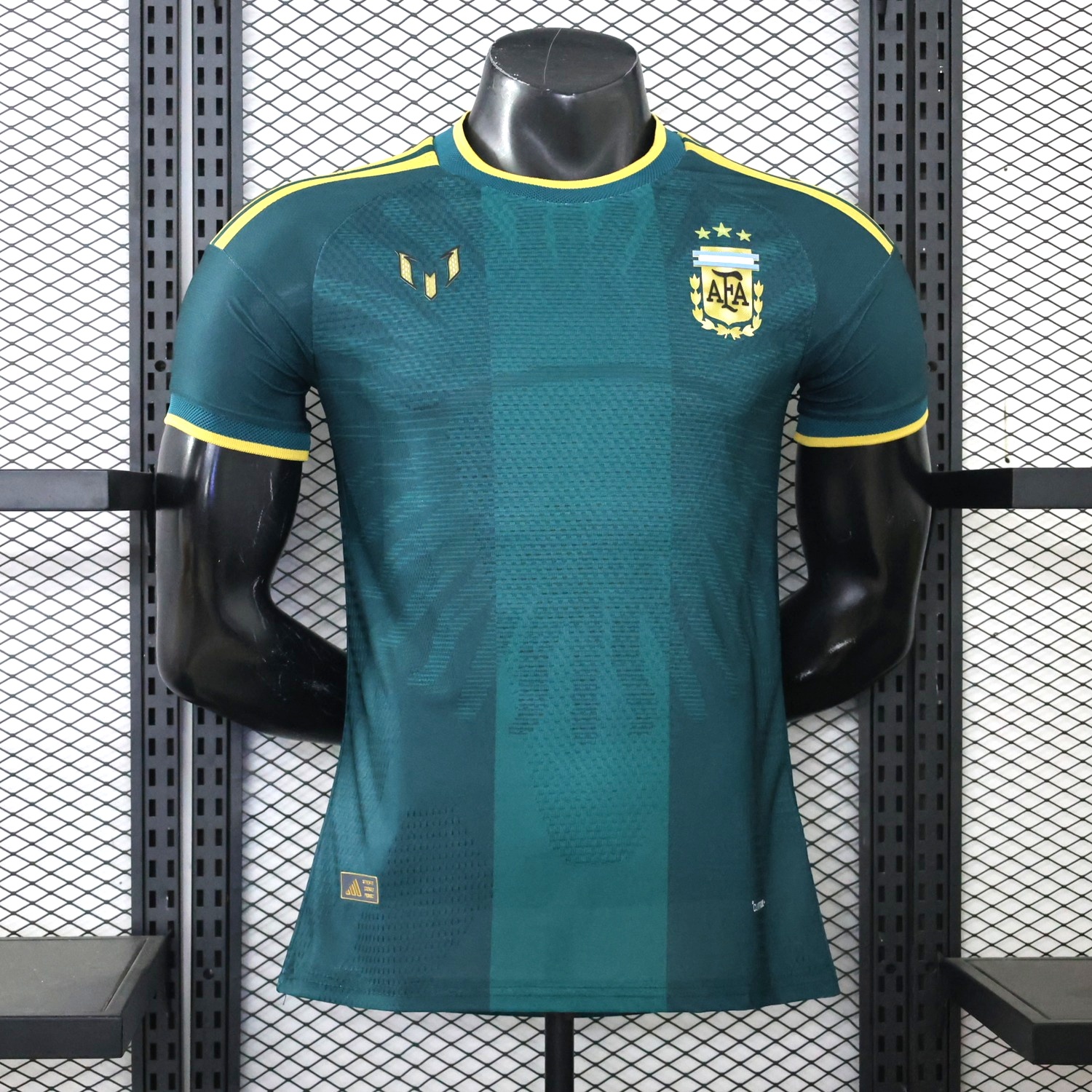 Argentina 2026 Messi Anniversary Green Special Jersey - Player Version - UnitedFutballJersey