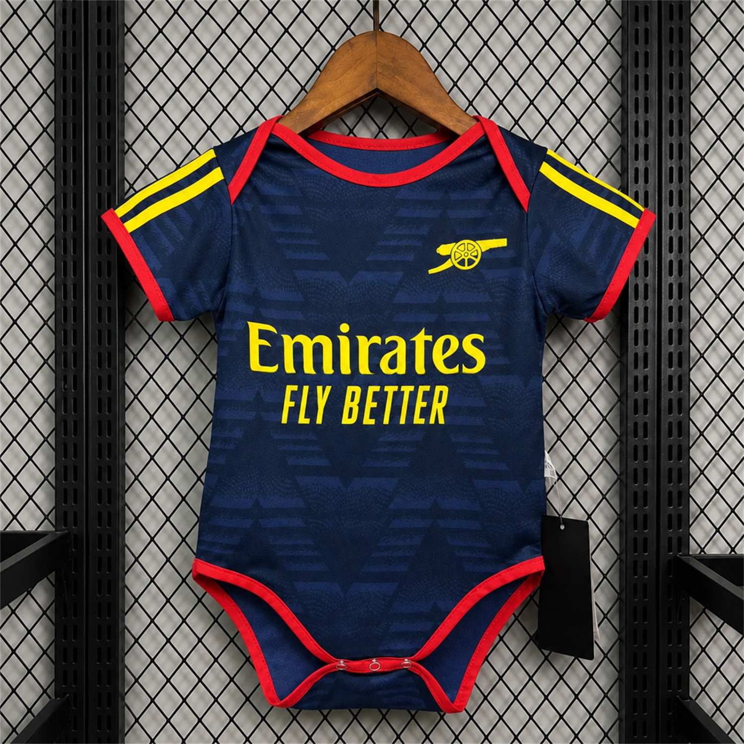 Arsenal 26-27 Away Baby Crawling Suit - UnitedFutballJersey