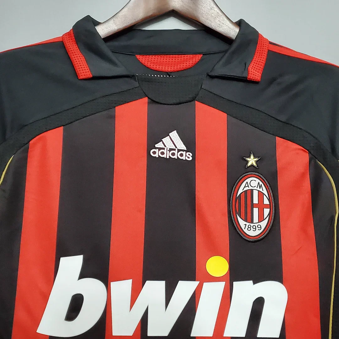 2006/2007 Retro AC Milan Home Jersey Long Sleeve