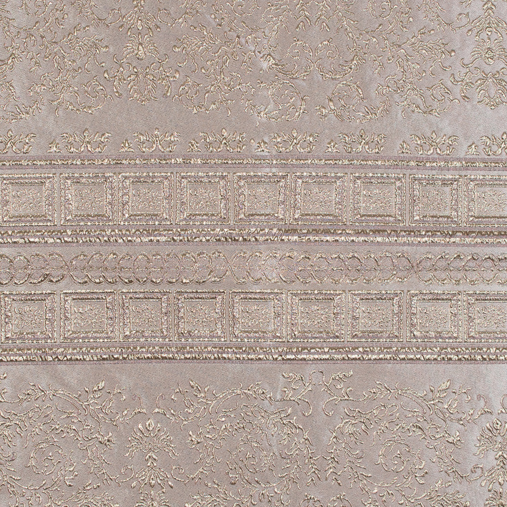 Pink and Gold Luxury Classical Metallic Brocade - Joann Fabrics