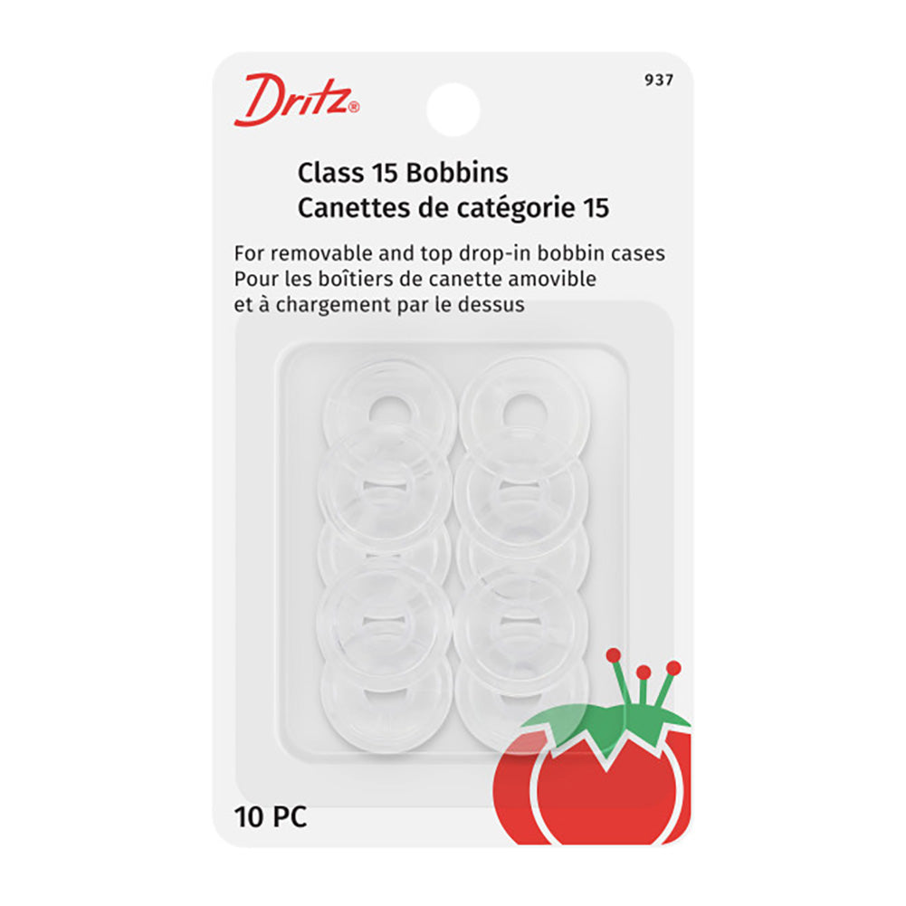 Dritz Class 15 Plastic Bobbins - 10ct - Joann Fabrics