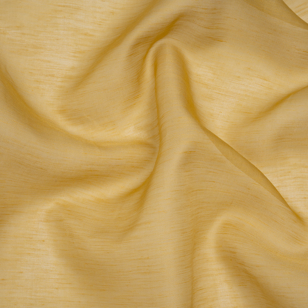 Linen and Silk Scrim - Gold - Famous Australian Designer Deadstock - Joann Fabrics