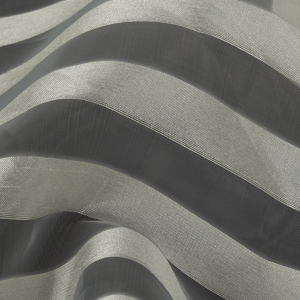 Cannoli Cream Organza with Woven Awning Stripes - Joann Fabrics