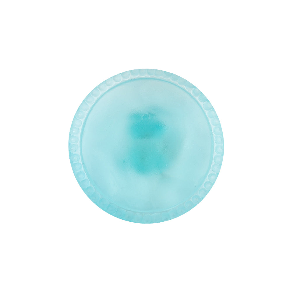 Italian Matte Sky Translucent Saw Tooth Rim Shank Button - 36L/23mm - Joann Fabrics