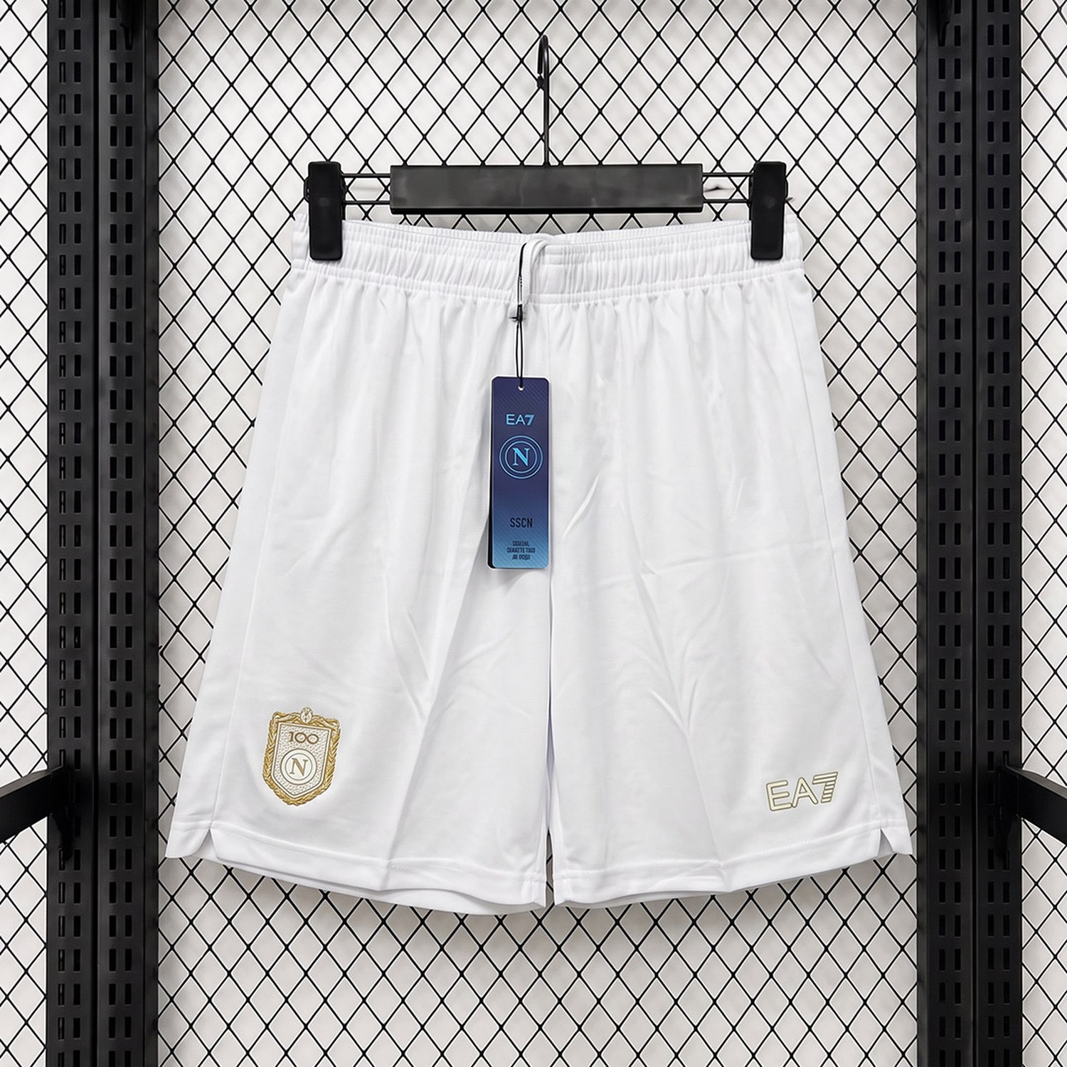Napoli 26-27 Home White Shorts - Fans Version - UnitedFutballJersey
