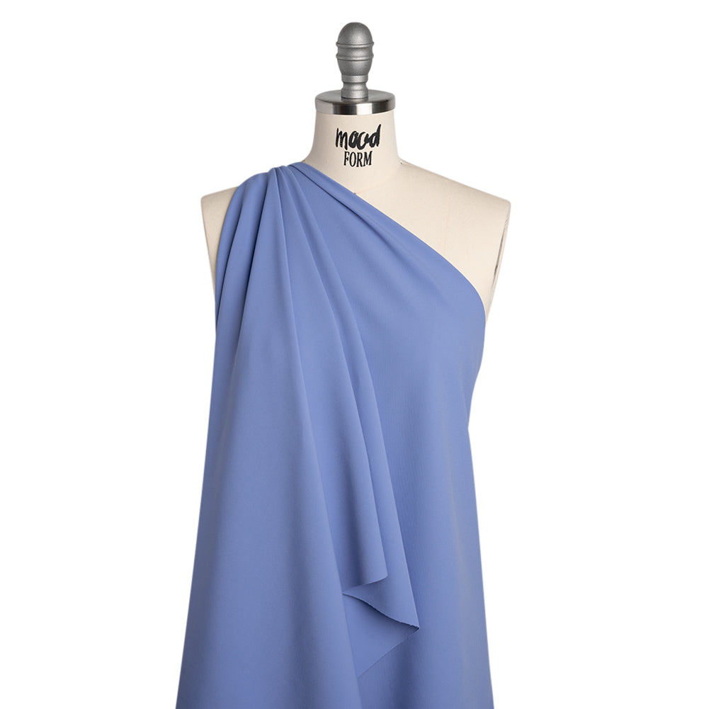 Stretch Creped Polyester Twill - Periwinkle - Deadstock - Joann Fabrics