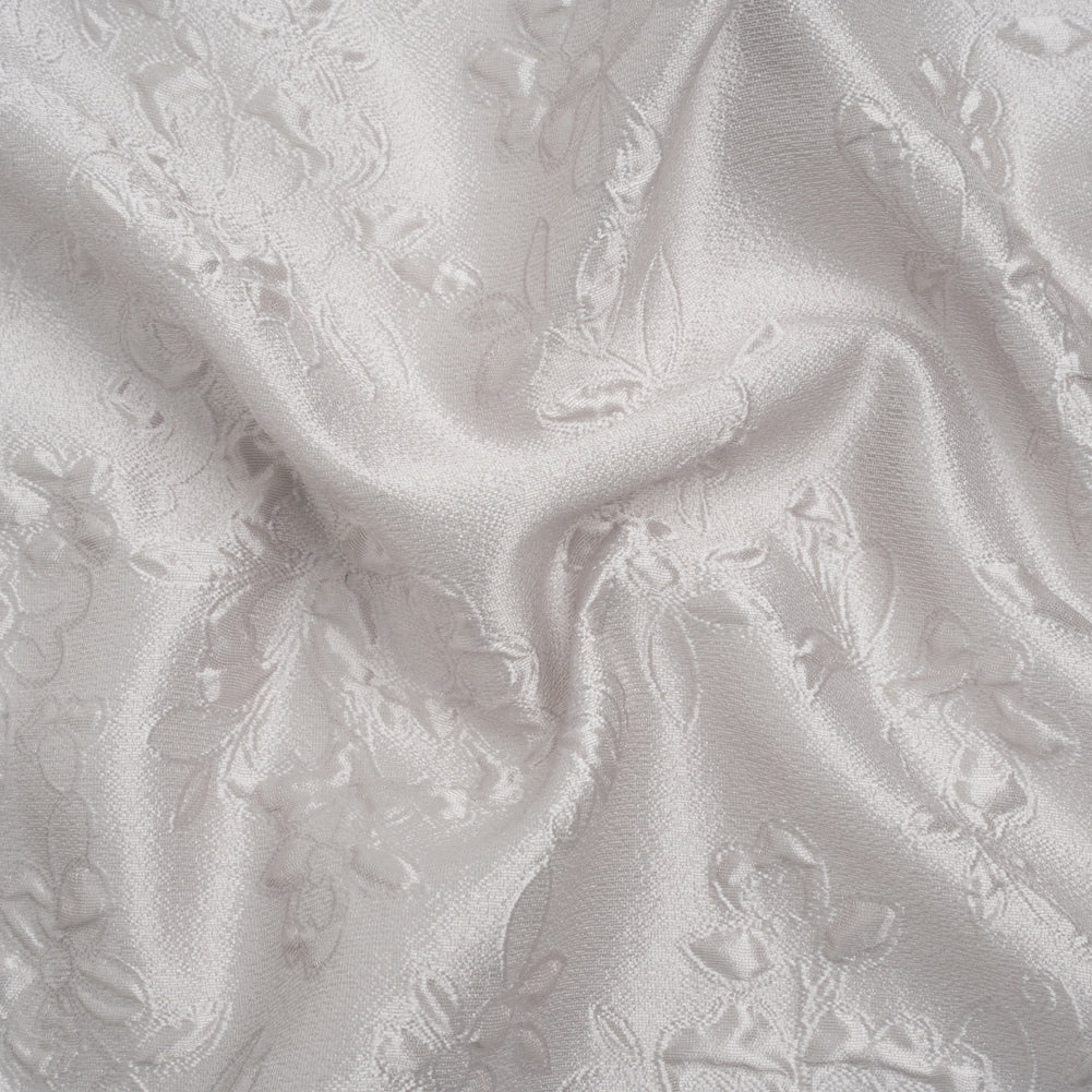 Luminous Gray Garden Party Lightweight Luxury Brocade - Joann Fabrics
