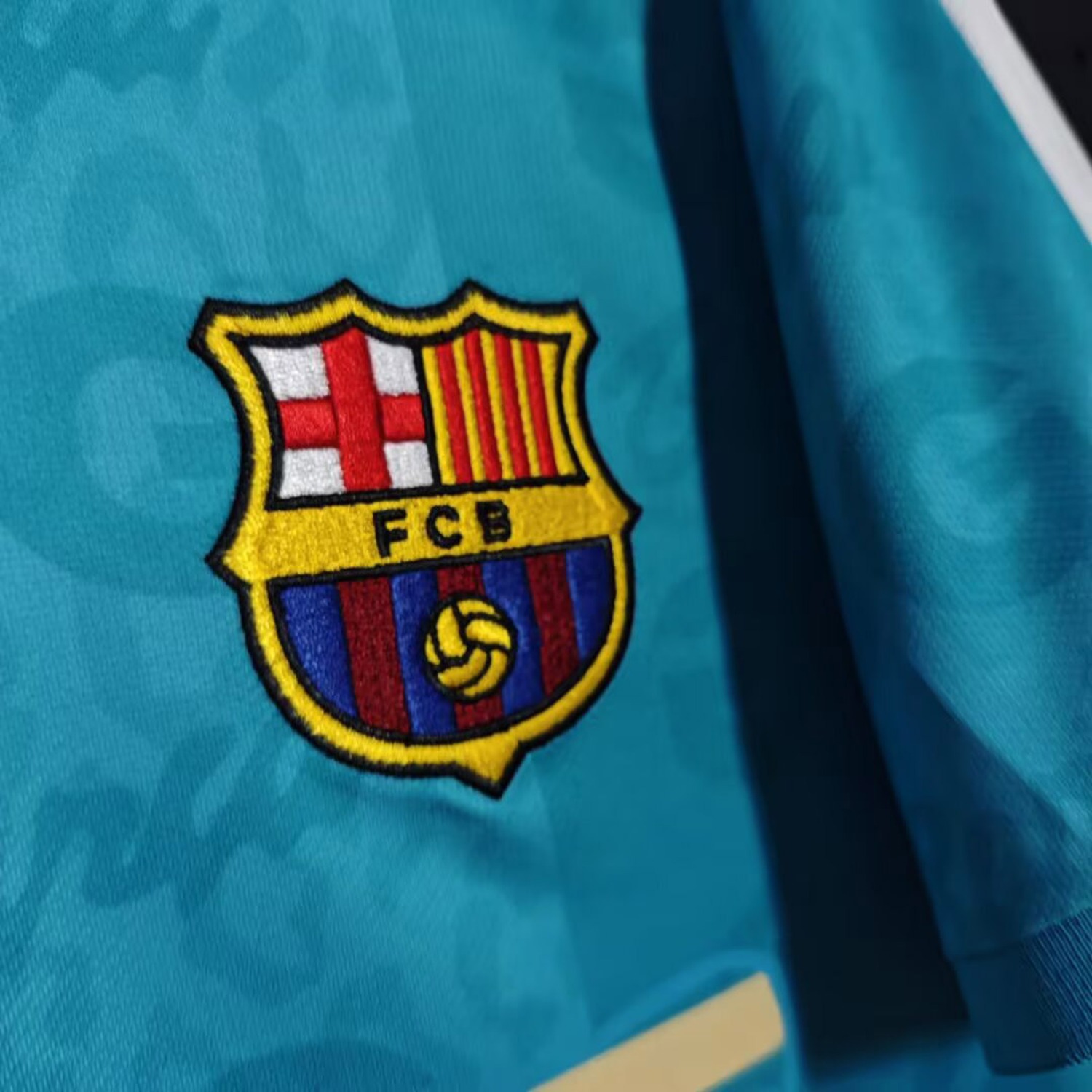 Barcelona 26-27 x Golf Wang Light Blue Jersey - Fans Version - UnitedFutballJersey