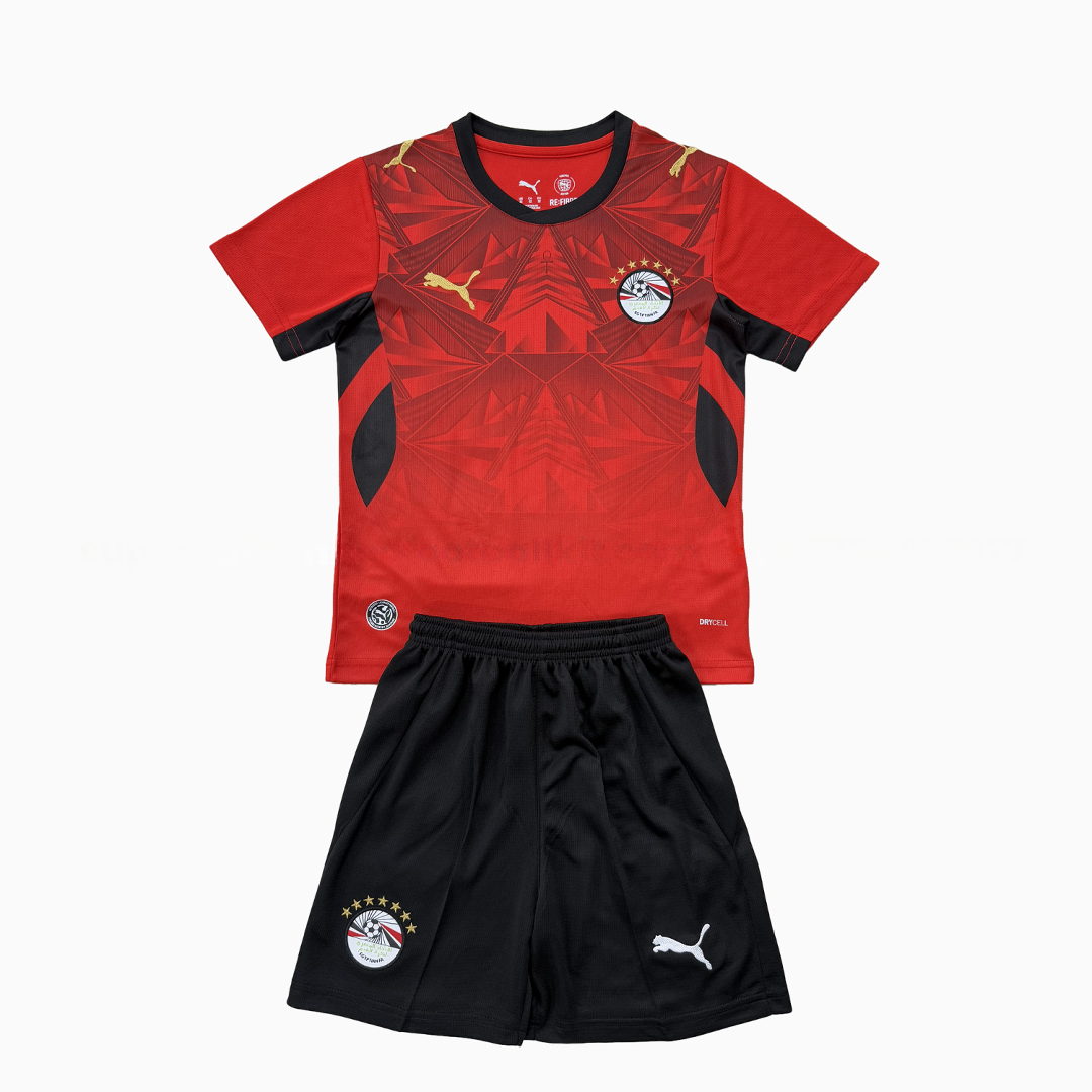 Egypt 2026 Home Kids Kit - UnitedFutballJersey