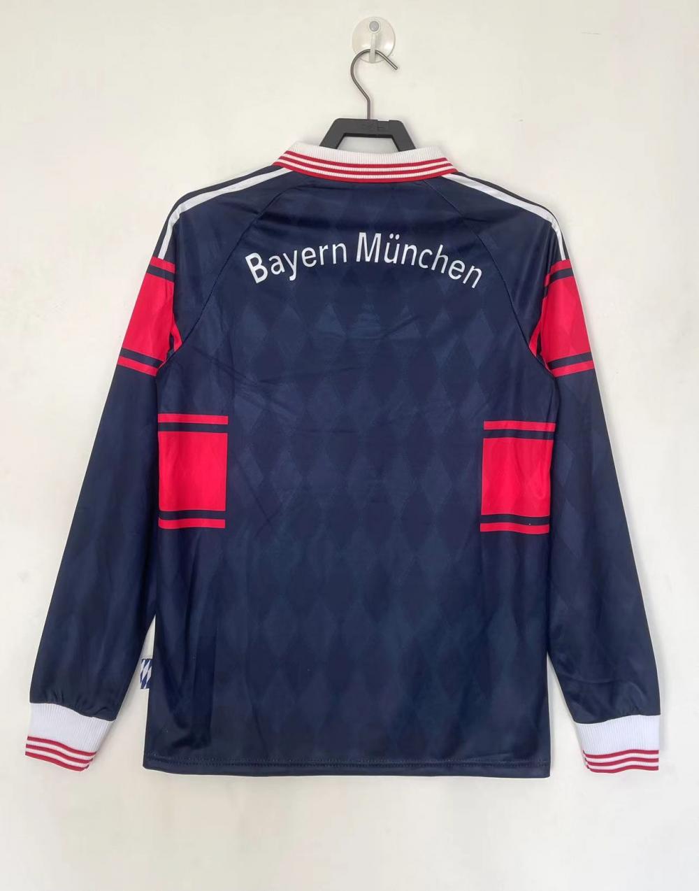 1997/1999 Retro Bayern Munich Home Football Jersey Long Sleeve 1:1 Thai Quality