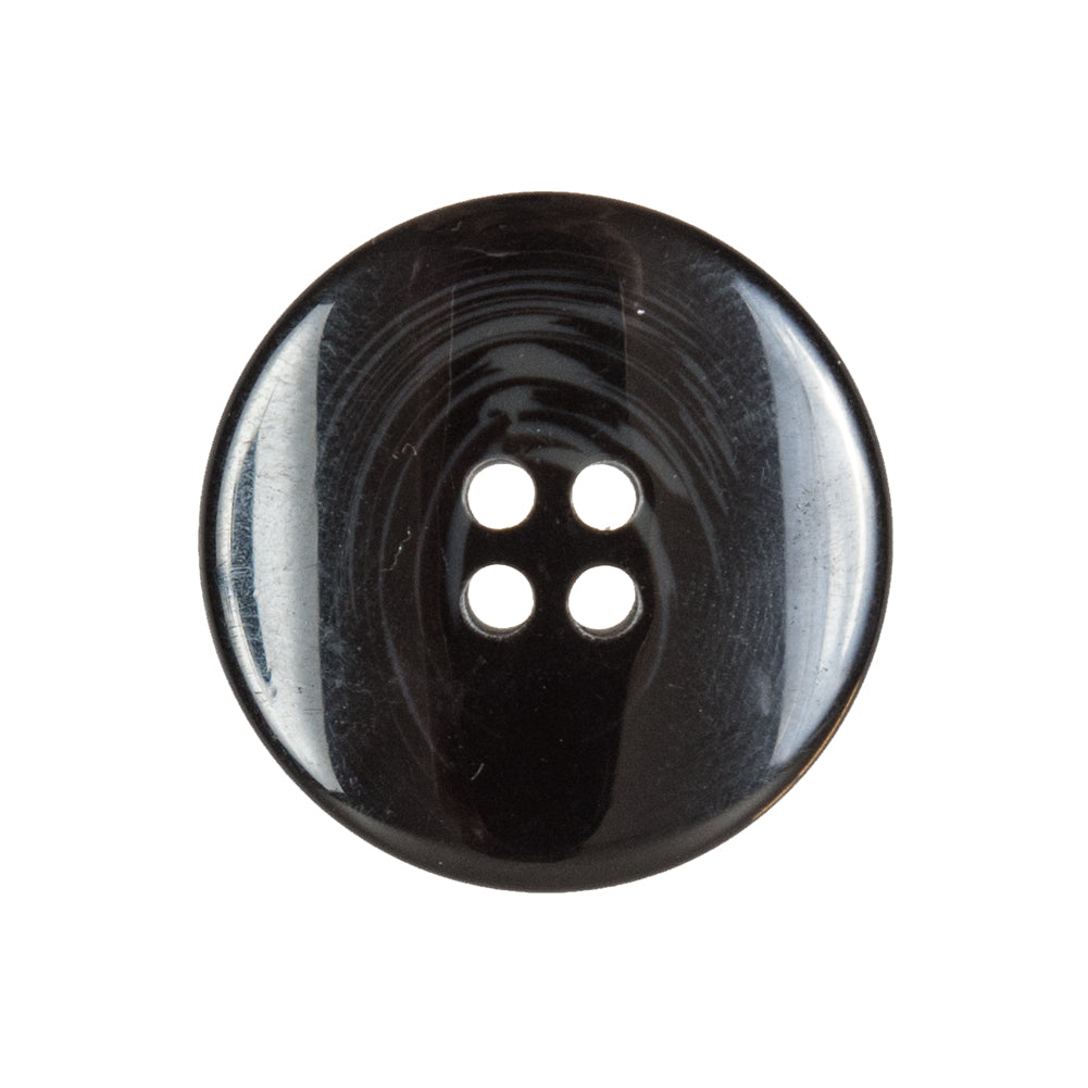 Black and Gray Plastic Button with Dipped Edges - 40L/25.5mm - Joann Fabrics