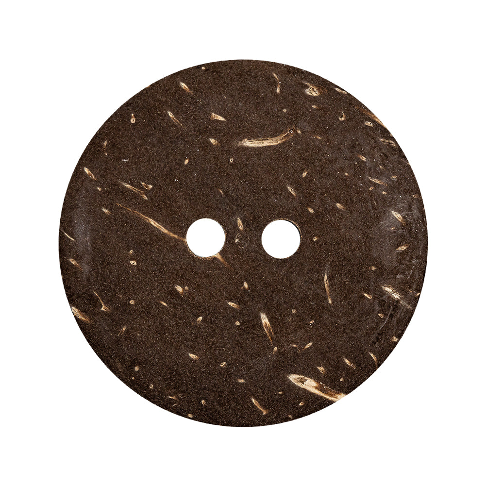 Italian Beige and Silver Swirls Etched Coconut Button - 48L/30.5mm - Joann Fabrics