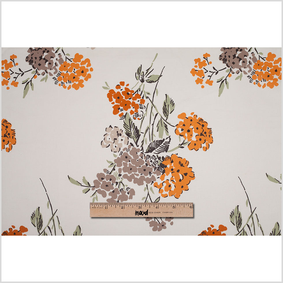 Fawn Illustrated Flowers Cotton Woven - Joann Fabrics